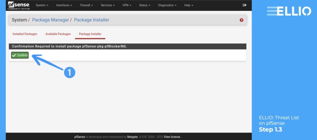 How to successfully install pfBlockerNG on pfSense.