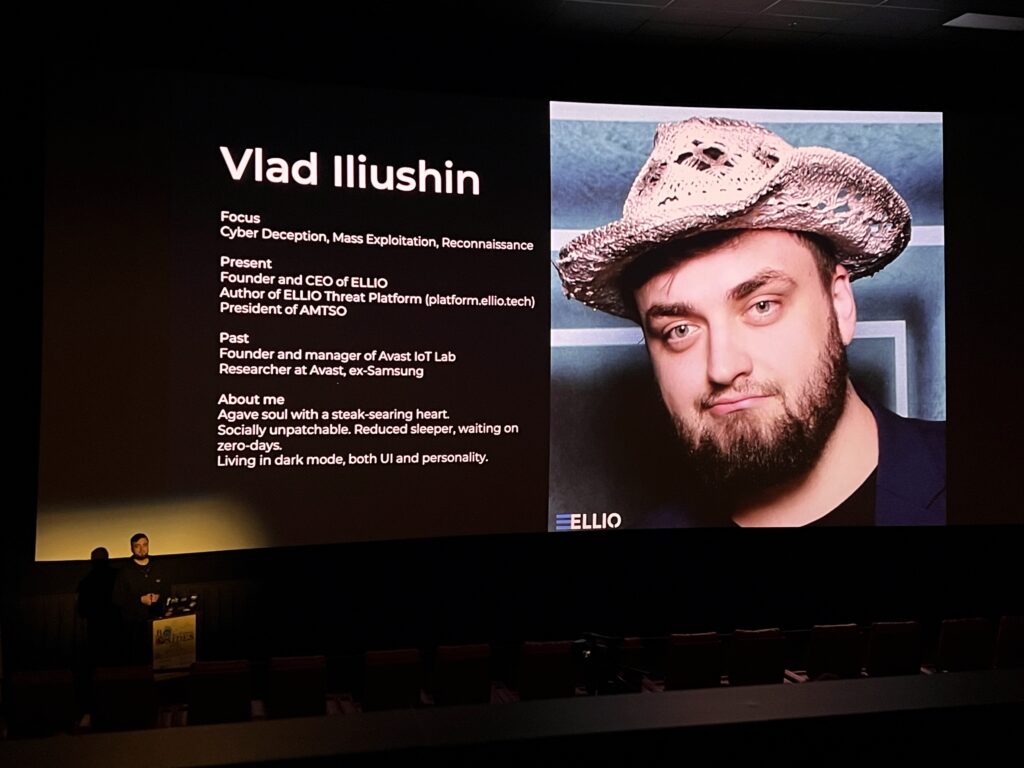 Vlad Iliushin from ELLIO at BSides San Francisco.